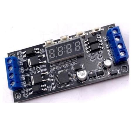 DC12V 24V Dual MOSFET LED Digital Time Delay Relay Trigger Cycle Timer