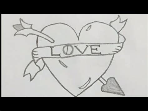 Pencil Art Love Heart