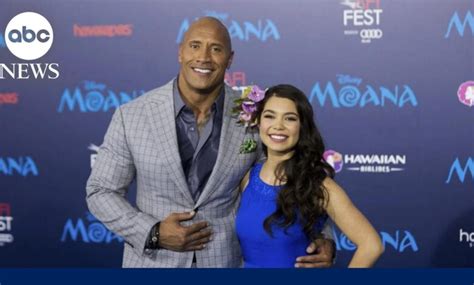 Dwayne Johnson Aulii Cravalho To Star In Live Action Moana Abcnl News 24365