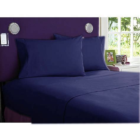 Branded~plain Duvet Sheetset Fitted Blue Solid All Sizes 400tc 100