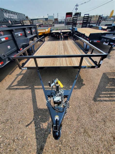 2022 H and 82x12 Tandem Axle Utility Trailer - No Ramp Gate | 7x12 ...