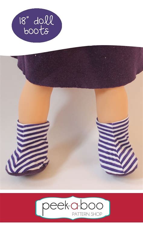 18 Doll Boots American Girl Doll Clothes Patterns Diy Doll Boots Free Pdf Sewing Patterns