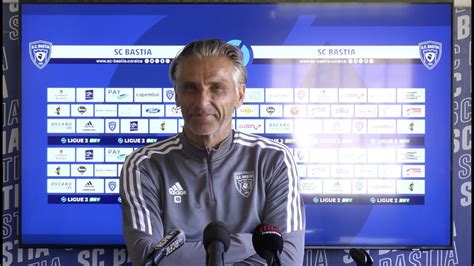 J11 Le Havre Bastia Conf de presse d avant match de Régis