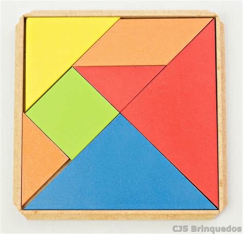 Tangram Jogos Pe As Em Madeira Alex Brinquedos