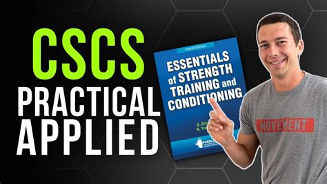 How To Study For The CSCS Exam Practical Applied Section YouTube