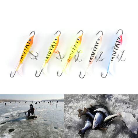 1pcs 6cm Ice Fishing Lures Winter Fishing Baits Lead Jigging Bait Hard