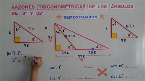 TriÁngulo Notable De 8° Y 82° DemostraciÓn Youtube