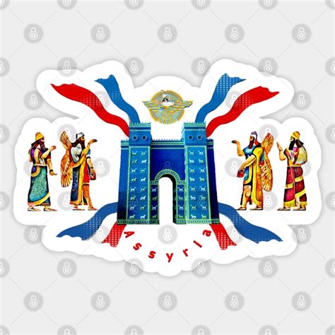 Assyrian Symbols - Assyrian Symbols - Sticker | TeePublic