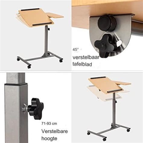 Bedtafeltje Met Wielen Bedtafel Verrijdbaar Bedtafel Op Wielen Bol