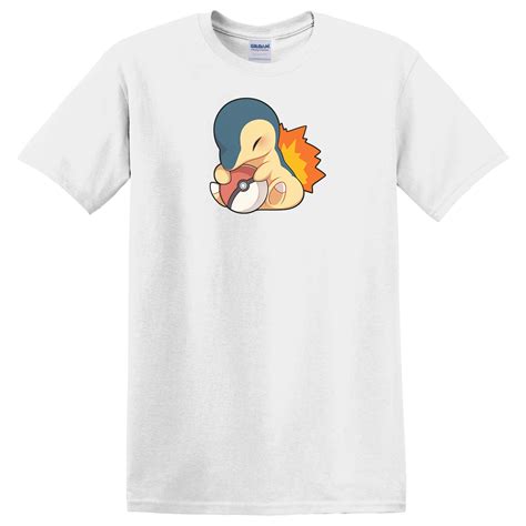 Cyndaquil With Pokeball T Shirt Poke Merch Market