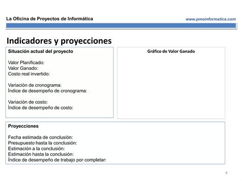 PMOInformatica Plantilla Reporte De Avance De Proyecto 1 Pptx