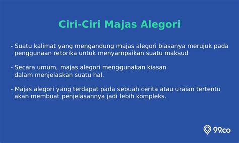 Contoh Majas Alegori Beserta Pengertian Dan Ciri Cirinya