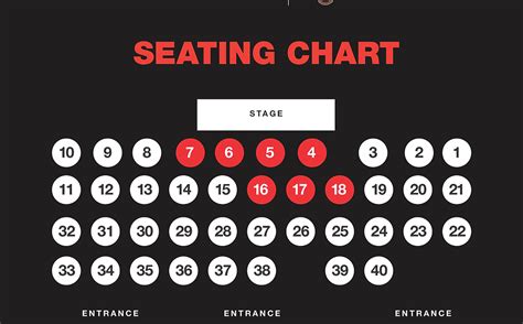 Seating Chart | Heart & Stroke Gala | British Columbia