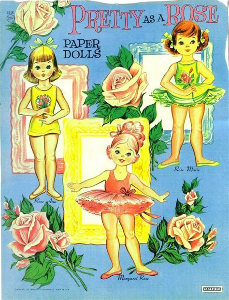 Paper Dolls Pretty As A Rose Bonnie Jones Lbuns Da Web Do Picasa