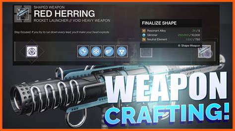 Destiny 2 WEAPON CRAFTING EXPLAINED Ascendant Alloys Resonant