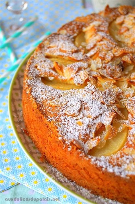 Gâteau moelleux aux poires et pépites de chocolat Aux délices du palais