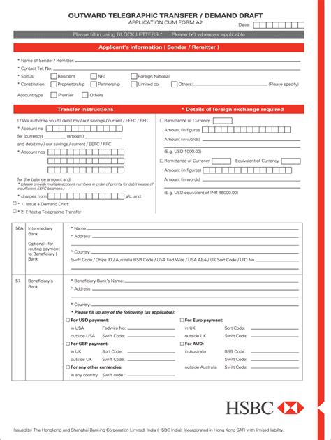 Hsbc Cum Form A Fill Online Printable Fillable Blank Pdffiller