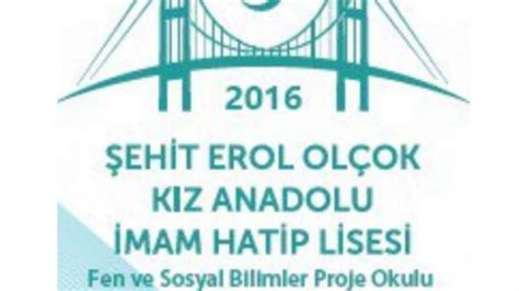 Duyurular Ümraniye Şehit Erol Olçok Kız Anadolu İmam Hatip Lisesi