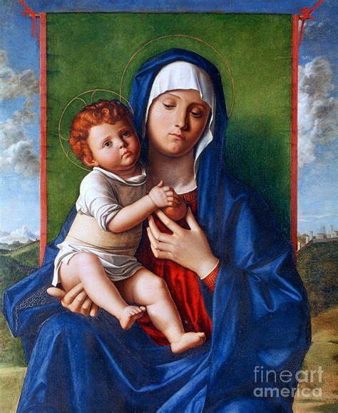 The Virgin And Child 15th Century Painting By Giovanni Bellini Fine