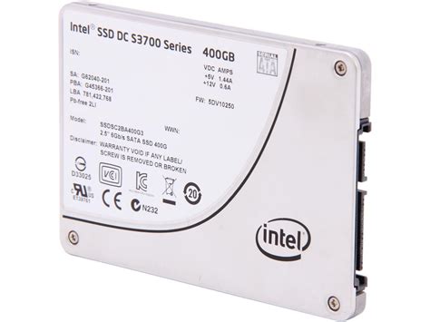 Intel DC S3700 Series 2 5 400GB SATA III MLC Internal Solid State