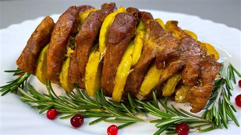 Leckeres Fleischrezept für das Weihnachtsessen Einfach und schnell