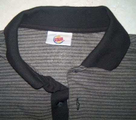 MentalRob : BURGER KING - employee uniform - M SHIRT