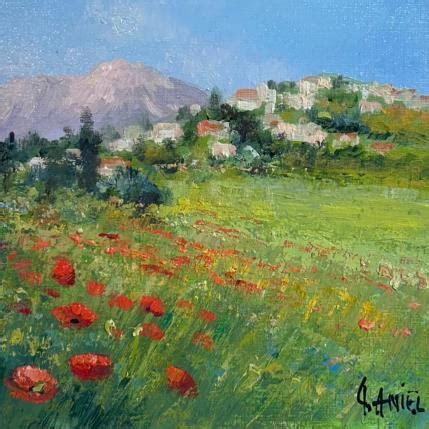 Peinture Egalières en Provence par Daniel Carré d artistes