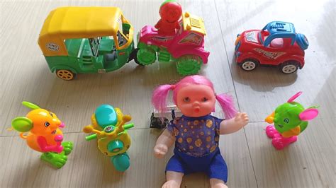 New Doll Wala Toys Video Autoricksha Scooty Monster Truck Game Wala