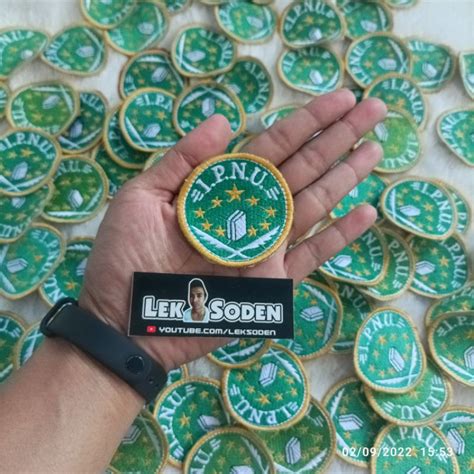 Jual Badge Bordir IPNU Emblem Bet Ikatan Pelajar Nahdlatul Ulama Desain