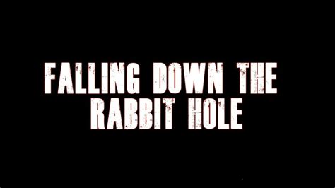 Falling Down The Rabbit Hole Original Song By Evan Madgin