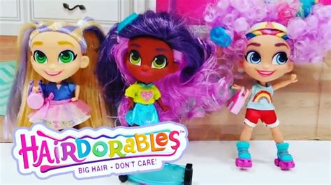 Hairdorables Surprise Dolls With Big Hair Youtube