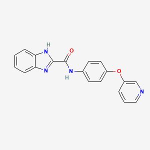 Buy N 4 Pyridin 3 Yl Oxy Phenyl 1H Benzimidazole 2 Carboxamide