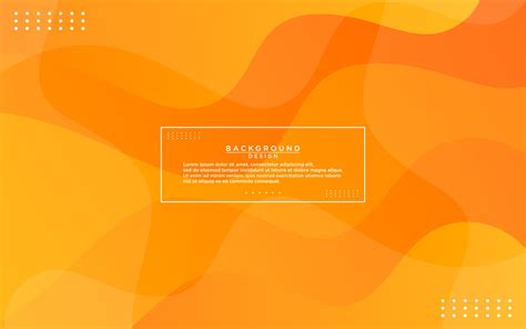 Gradient Orange waves background vector. Fluid gradient shapes ...