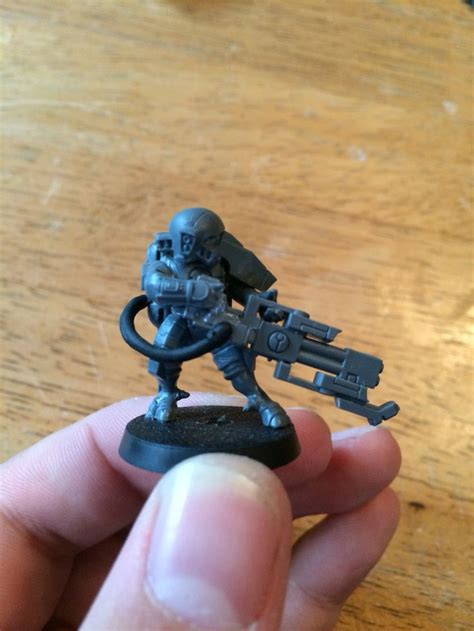 Inquisition Acolyte Armed With Heavy Flamer Warhammer 40k Conversion