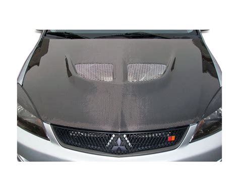 2004 2007 Mitsubishi Lancer Carbon Creations Evo Hood 1 Piece