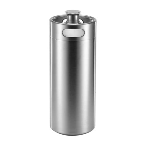 FANCY 4L Barrel Beer Growler Stainless Steel Naked Keg Home Brew Mini