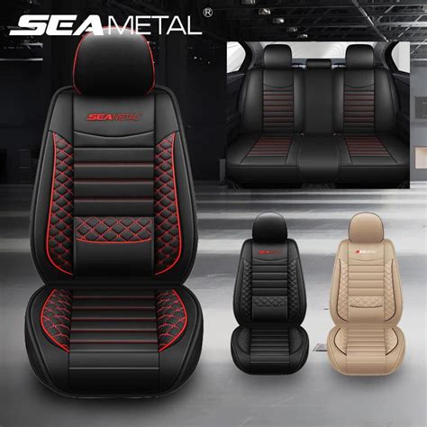 Cheap Seametal Car Seat Cover Premium Pu Leather Full Surrounded Seat