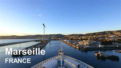 Cruise Ship Shifting To Dry Dock Marseille Dock No10 Maritime