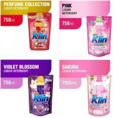 Jual So Klin Liquid Detergent Sakura Strawberry Violet Blossom Pouch