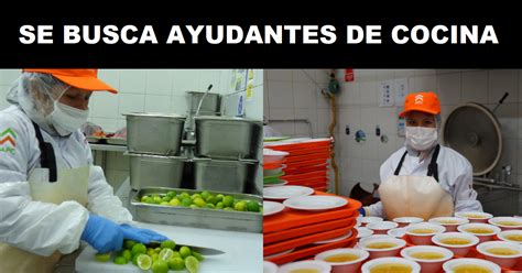 Se Busca Ayudantes De Cocina