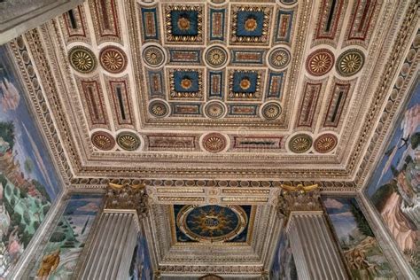 Panoramic View Of Palazzo Medici Interior Also Called Palazzo Medici