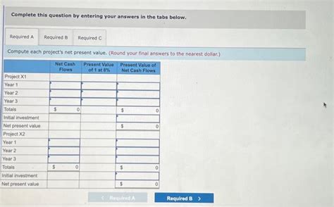 Solved Exercise 24 10 Algo Net Present Value Unequal Cash Chegg