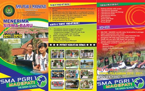 Desain Brosur Sekolah Cdr File Jzadark