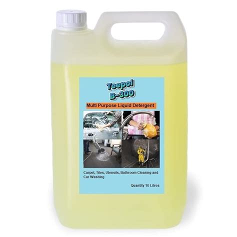 Teepol B 300 Concentrate Multipurpose Liquid Soapdetergentdishwash