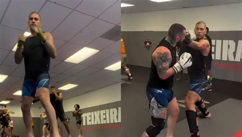 VIDEO | Alex Pereira is sparring and training just hours after UFC 303 ...