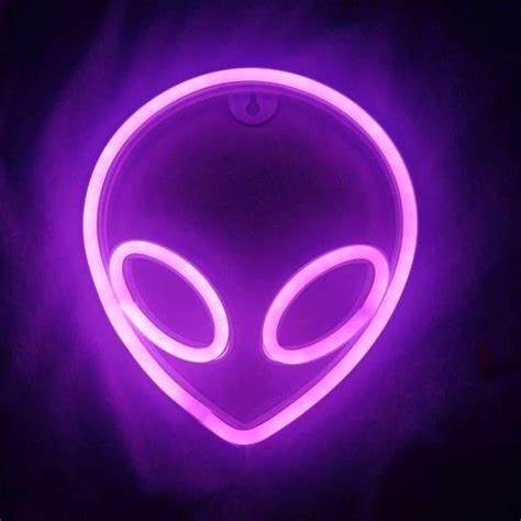 Alien Face Neon Light Neon Signs Neon Wall Signs