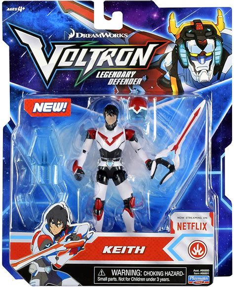 Voltron Legendary Defender Keith 5 Basic Action Figure Red Lion Pilot Playmates - ToyWiz