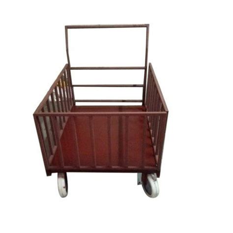 Platform Mild Steel Hand Trolley For Material Handling At Best Price In