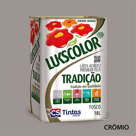 Tinta Latex Acrilico Premium Lukscolor Tradicao Cor Cr Mio L Cs Tintas