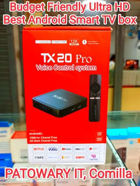 Tx Pro K Ultra Hd Best Android Smart Tv Box With Voice Control